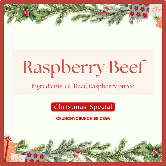 Raspberry Beef Crisps (Christmas '24)