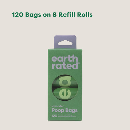 Earth Rated Poop Bags on Refill Rolls